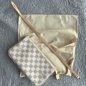 LOUIS VUITTON POCHETTE ACCESSOIRES IN DAMIER AZUR